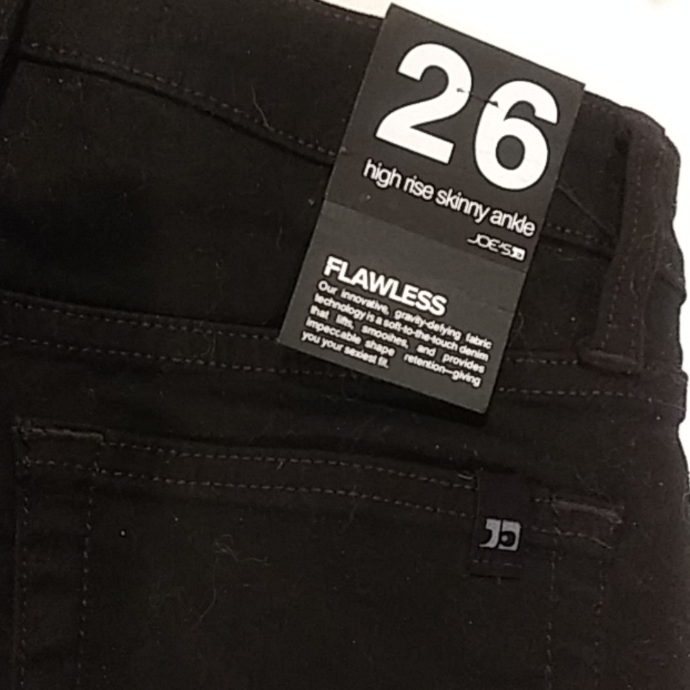 Joe's Jeans Black High Rise Skinny Ankle